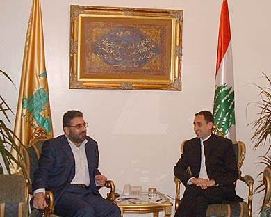 Meyssan recibido por Hezbolá en el Líbano