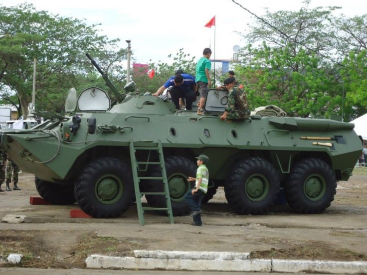 BTR-70M donado por Rusia a Nicaragua